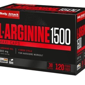 Body Attack L-Arginin 1500 120 Kapseln – Bild 1