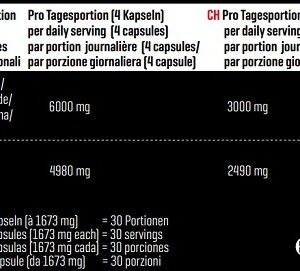 Body Attack L-Arginin 1500 120 Kapseln – Bild 2