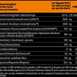 Body Attack Creaz Xpand 300g Orange Flavour – Bild 2