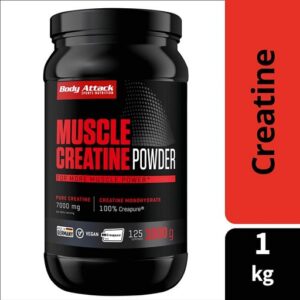 Body Attack Muscle Creatine (Creapure) 1000g – Bild 1