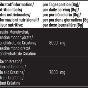 Body Attack Muscle Creatine (Creapure) 1000g – Bild 2