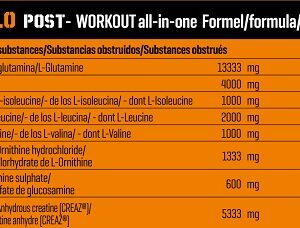 Body Attack POST ATTACK 3.0 900g - Exotic Fruit – Bild 3