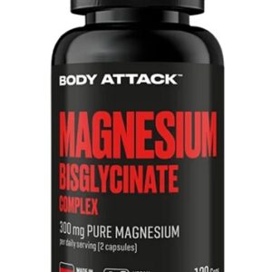 Body Attack Magnesium Bisglycinat 120 Kapseln – Bild 1