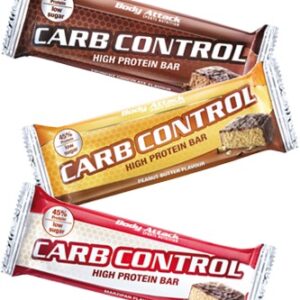 Body Attack Carb Control Proteinriegel 100 g – Low‑Carb Eiweißriegel - Blueberry Yoghurt – Bild 1