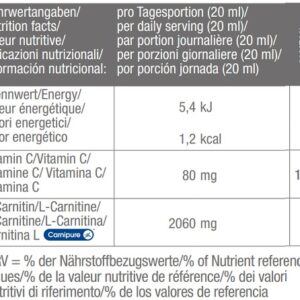 Body Attack L-Carnitine Liquid 2000, 500ml – Bild 2
