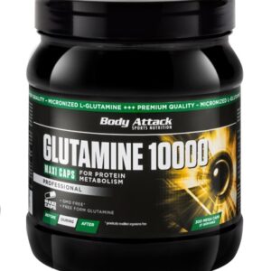 Body Attack Glutamine 10000, 300 Kapsel – Bild 1