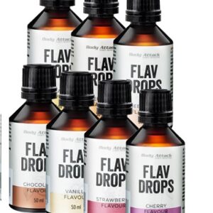 Body Attack Flav Drops 50ml Blueberry – Bild 3