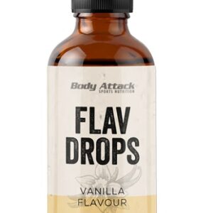 Body Attack Flav Drops 50ml Strawberry – Bild 1