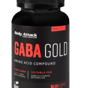 Body Attack Gaba Gold 80 Kapsel – Bild 1
