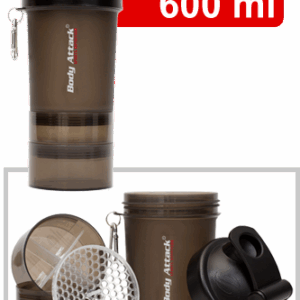 Body Attack SmartShake Logo - 600ml Gunsmoke – Bild 1