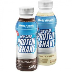 Body Attack Low Carb Protein Shake (6x500ml) – Bild 1