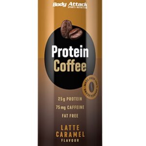 Body Attack Protein Coffee - Latte Caramel (12*250ml) – Bild 1