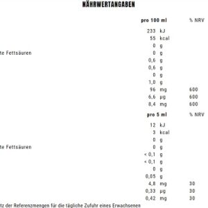 Weider FRESH UP Concentrate 1:80 Mineralgetränk - 1000 ml – Bild 2