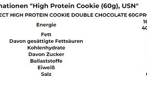 USN Select Protein Cookie 12x60g – Bild 2