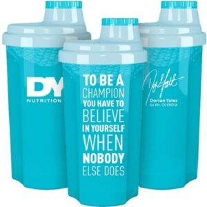 DY Nutrition Shaker 500ml Quote Turquoise – Bild 1