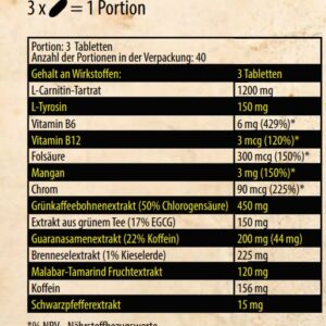 Nuclear Nutrition Thermite Fat Destroyer 90 Tabletten – Bild 2