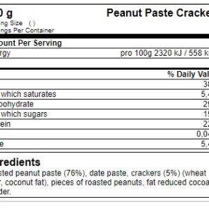 FA Nutrition So Good Jar - 500g Peanut Paste with Crackers – Bild 2