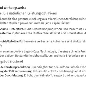 Megabol Biosterol - 30 Kapsel – Bild 2