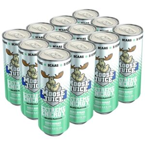 Muscle Moose Juice Energy BCAA Drink - (12x250ml) Mojito – Bild 1