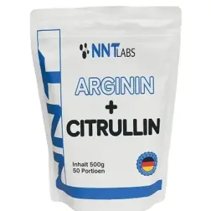 NNT Arginin + Citrullin Mix 500g Pulver – Pump & Durchblutung