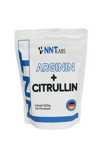 NNT Arginin + Citrullin Mix 500g Pulver – Pump & Durchblutung